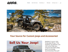 Tablet Screenshot of jeepies.com